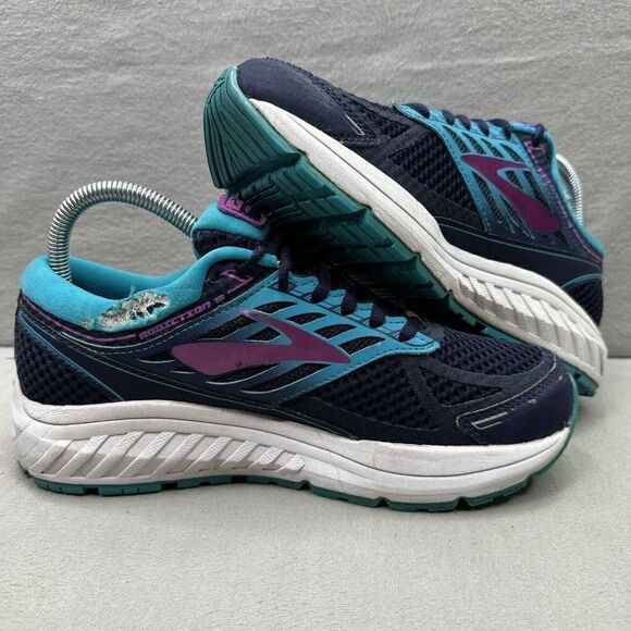 Brooks Addiction 13 Womens Size 8 (B) Shoes Blue Purple Athletic Walking Sneaker - Picture 5 of 9